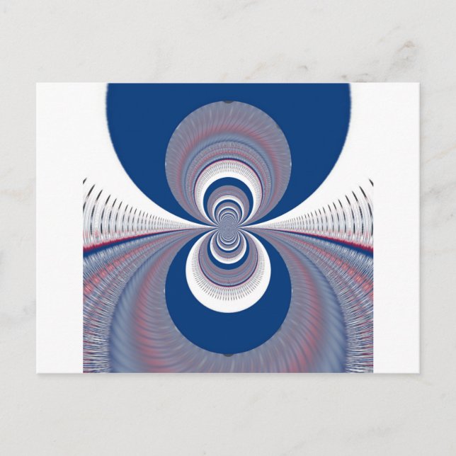 Cartão Postal Meio Azul (Frente)