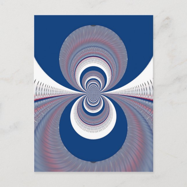 Cartão Postal Meio Azul (Frente)