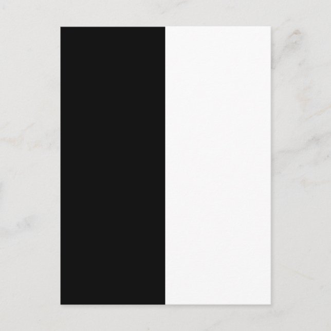 Cartão Postal Meio Preto E Meio Branco Personalizam Isso (Frente)