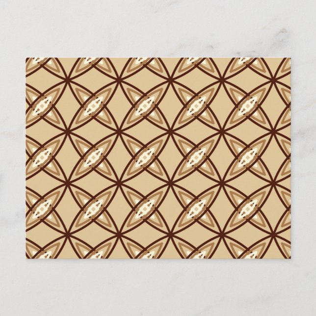 Cartão Postal Meio século Atômica Moderno - Camel Tan (Frente)