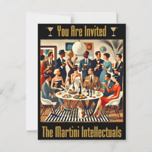 Cartão Postal Meio século Moderno dos intelectuais Martini