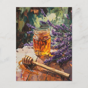 Cartão Postal Mel Dipper e Lavanda Cênico