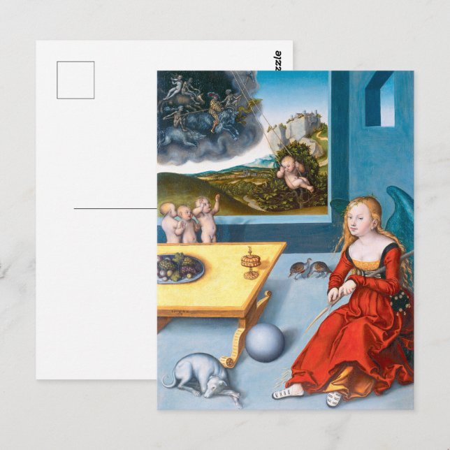 Cartão Postal Melancholia | Lucas Cranach, o Velho | (Frente/Verso)