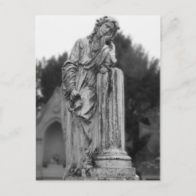 Cartão Postal Melancholy Angel (Frente)