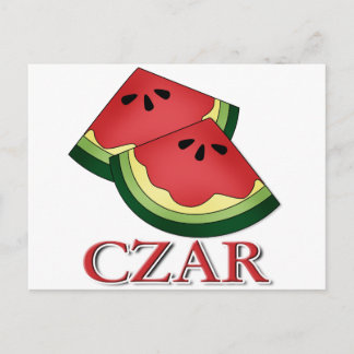 Cartão Postal Melancia Czar