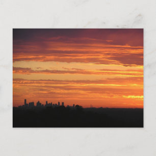 Cartão Postal Melbourne Sunset