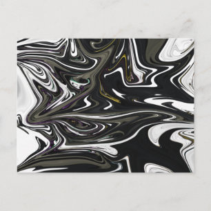 Cartão Postal Melhor abstrato, abstrato de pintura a
