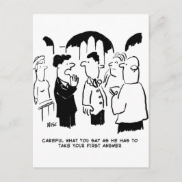 Cartão Postal Melhor Advertência para Bridegroom