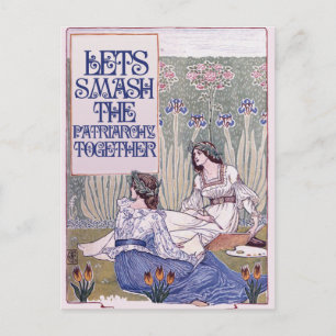 Cartão Postal Melhor Amigo Feminista