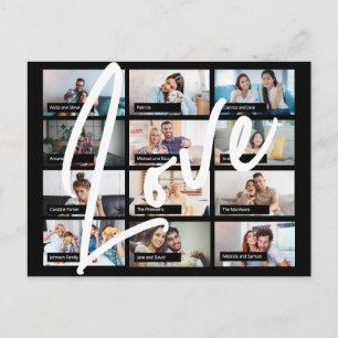 Cartão Postal Melhor amigo virtual online personalizado 12 fotos