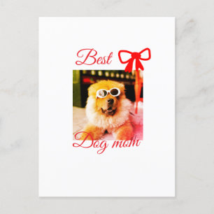 Cartão Postal Melhor arco vermelho mãe pai foto cão/animal