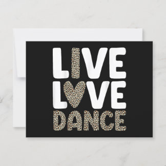 Cartão Postal Melhor Arte De Dança Para Homens Meninas Dançando 