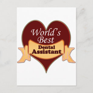 Cartão Postal Melhor Assistente Dental do Mundo