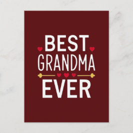 Cartão Postal Melhor avó de todas