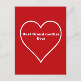 Cartão Postal Melhor avó de todos os tempos