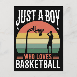 Cartão Postal Melhor Camiseta Engraçada de Pai de Basquete Ever