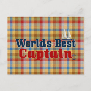Cartão Postal Melhor Capitão do Mundo