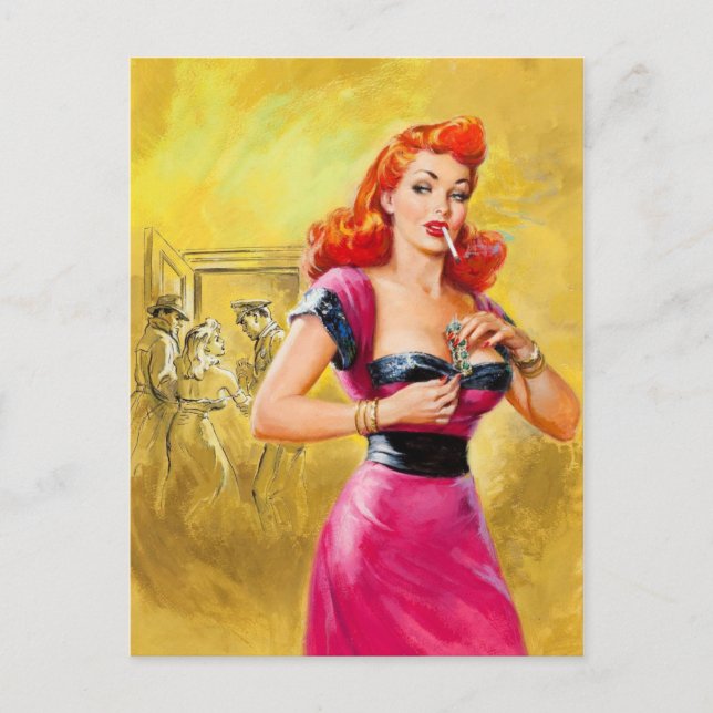 Cartão Postal Melhor Detetive Verdadeiro (Frente)