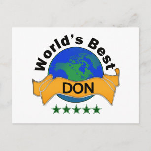 Cartão Postal Melhor DON do mundo