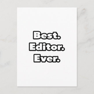 Cartão Postal Melhor. Editor. Nunca.
