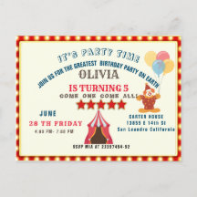 MELHOR FESTA DE 5 ANOS TEMA DE CIRCO