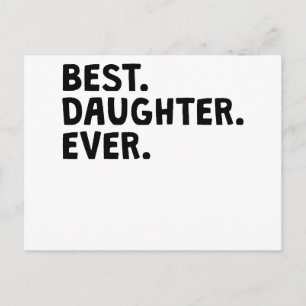 Cartão Postal Melhor Filha Nunca