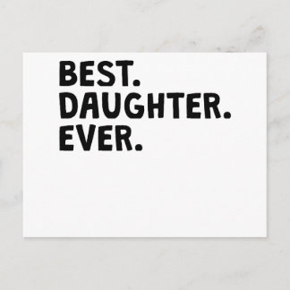 Cartão Postal Melhor Filha Nunca