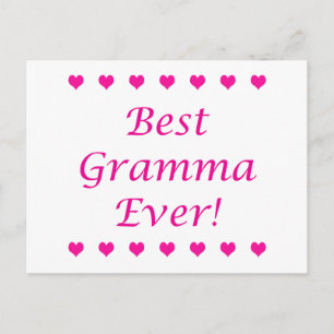 Cartão Postal Melhor Gramma Nunca