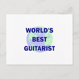Cartão Postal Melhor Guitarista do Mundo