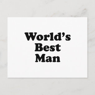 Cartão Postal Melhor Homem do Mundo
