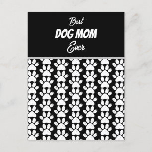 CARTÃO POSTAL MELHOR MÃE DE CACHORRO DE TODOS OS TEMPOS  