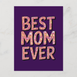 Cartão Postal Melhor mãe de sempre 