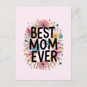 Cartão Postal Melhor mãe de sempre