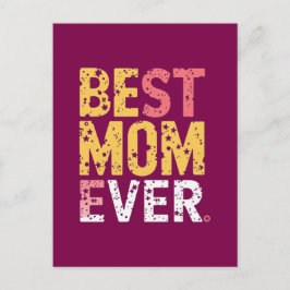 Cartão Postal Melhor mãe de todas