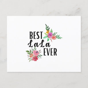 Cartão Postal Melhor Mãe Lala Sempre Aniversário