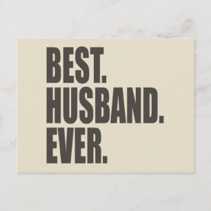 Cartão Postal Melhor. Marido. Nunca.