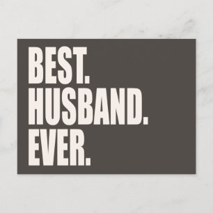 Cartão Postal Melhor. Marido. Nunca.