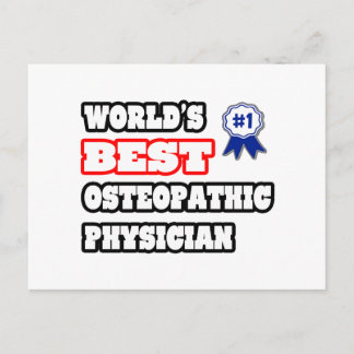Cartão Postal Melhor Médico Osteopático do Mundo