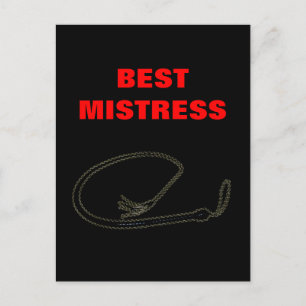 CARTÃO POSTAL MELHOR MISTRESSE