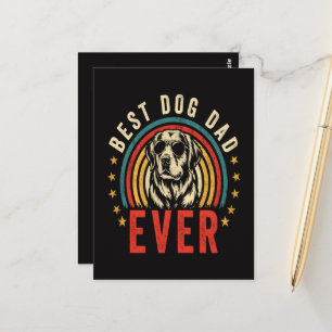 Cartão Postal Melhor Pai de Cachorro de Todos