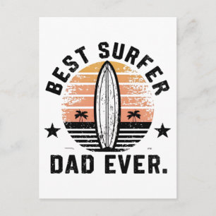 Cartão Postal Melhor Pai de Surfer