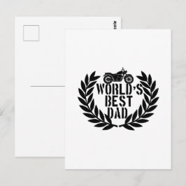 Cartão Postal Melhor Pai do Mundo
