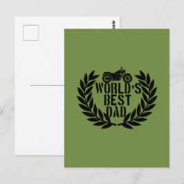 Cartão Postal Melhor Pai do Mundo
