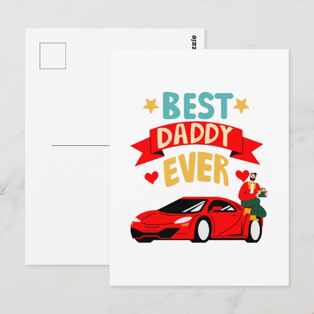 Cartão Postal Melhor Papai de Todos (Frente/Verso)
