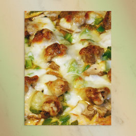 Cartão Postal Melhor Pizza Nunca