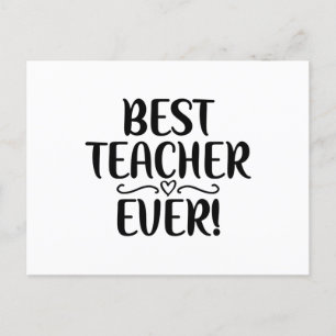 Cartão Postal Melhor Professora Do Mundo