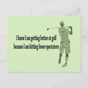 Cartão Postal Melhorando no Golf