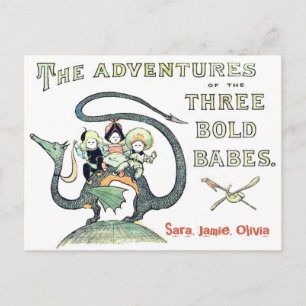 Cartão Postal Melhores Amigas BFF Dragão 3 Garotas Ousadas