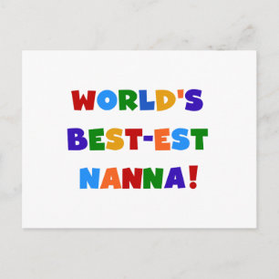 Cartão Postal Melhores Camisetas Nanna de Nanna de Ninho Brilho