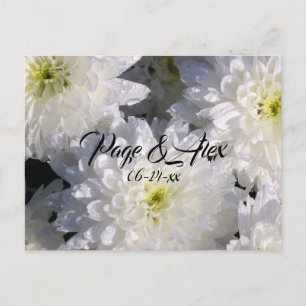 Cartão Postal Melhores Desejos e Destino de Casamento de recém-W